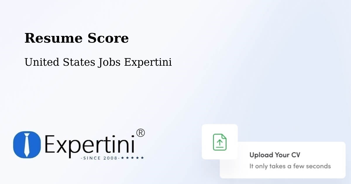 Resume Score & Job Description Match Tool – Ledyard - United States Jobs Expertini